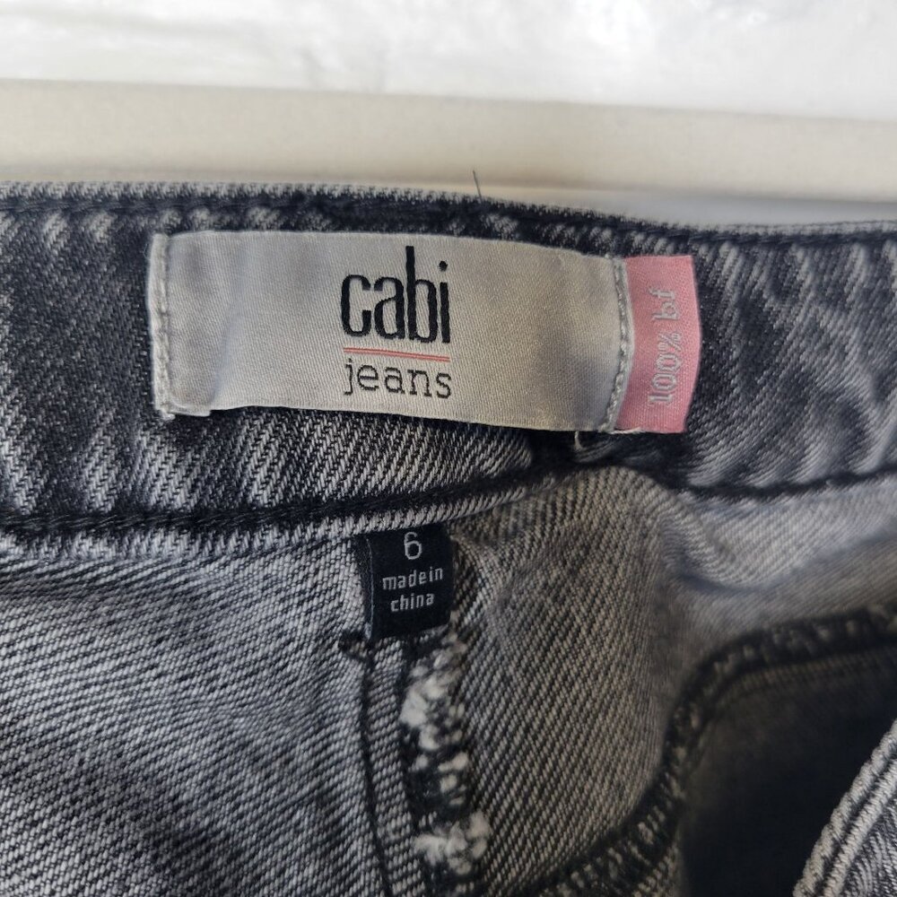 Cabi Women's Size 6 Jeans 100% BF Gray - Picture 3 of 4